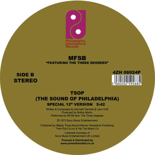MFSB Feat. The Three Degrees - Love Is the Message