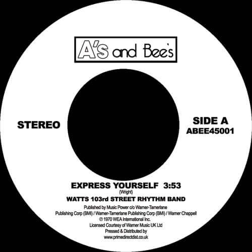 Watts 103rd St Rhythm Band / The Meters - Express Yourself