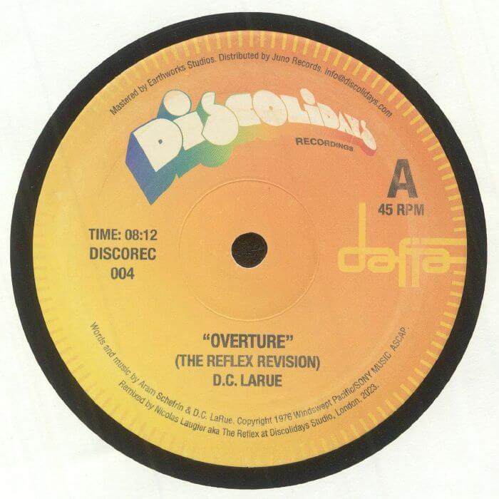 Dc Larue / The Reflex - Overture / O Ba Ba (The Reflex Revisions)