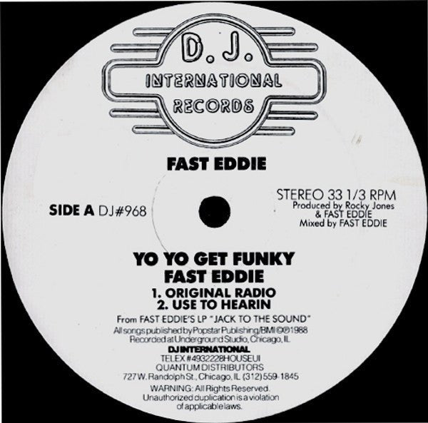 "Fast" Eddie Smith - Yo Yo Get Funky