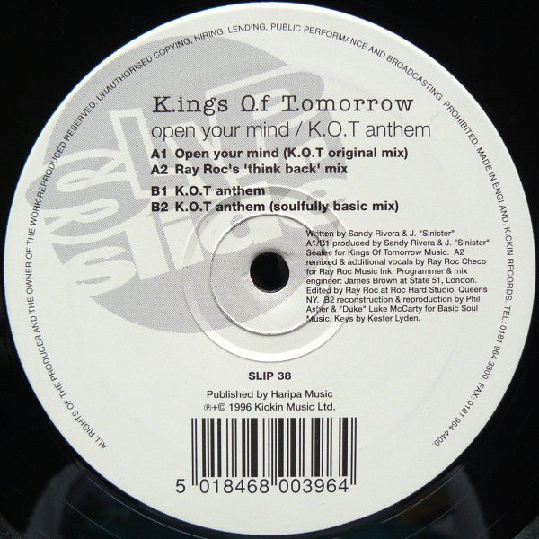 K.ings O.f T.omorrow - Open Your Mind / K.O.T. Anthem