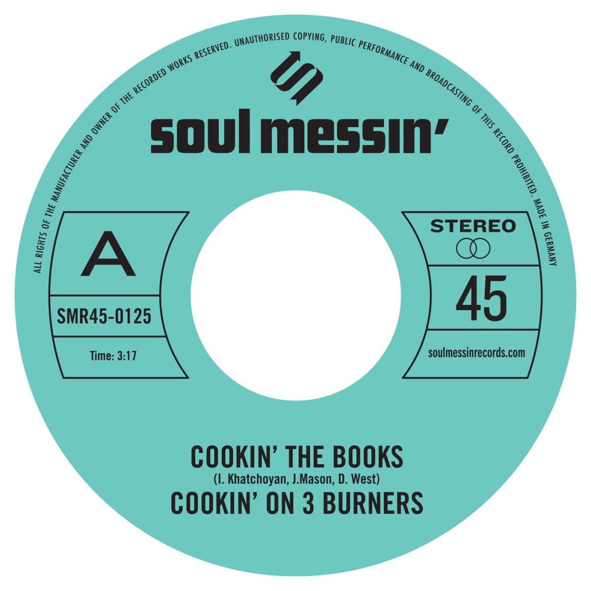 Cookin' on 3 Burners - Cookin' the Books / Give a Little Bit More
