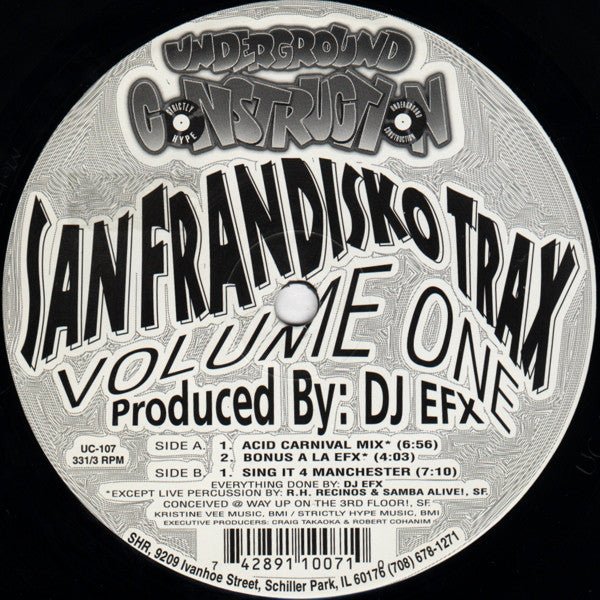 DJ EFX - San Frandisko Trax Volume One